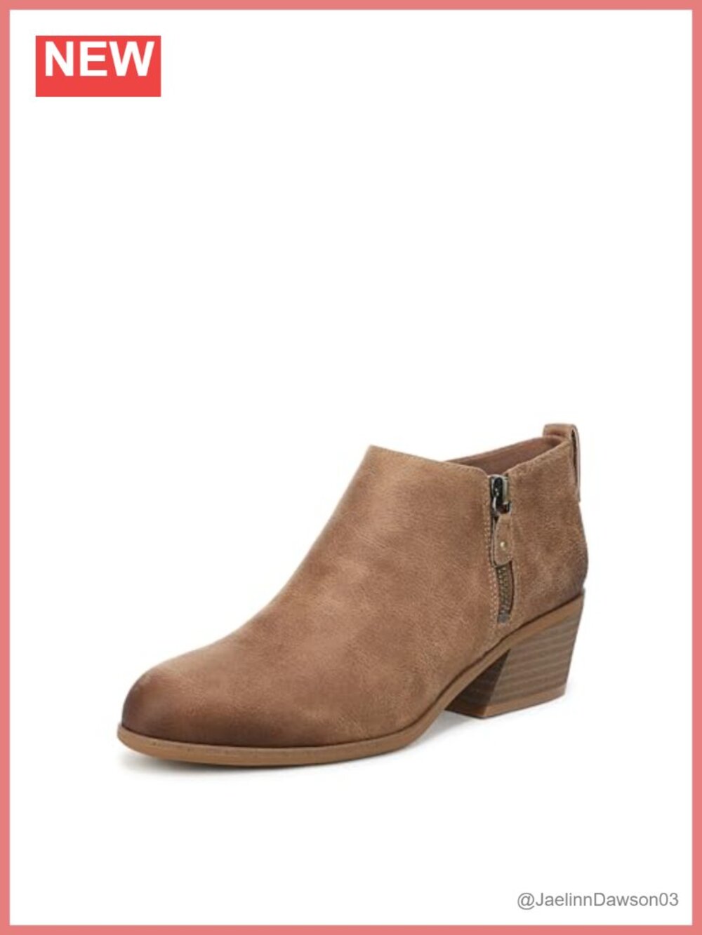 Lainey Western Ankle Boots Almond Toe Block Heel